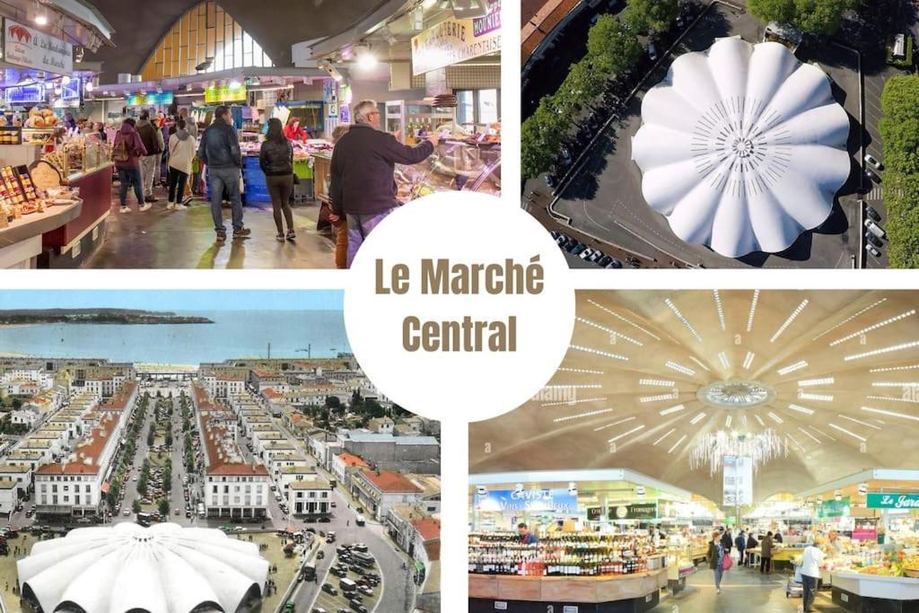 Au Coeur Du Marche, Appartement Confort, Centre-Ville Royan Esterno foto